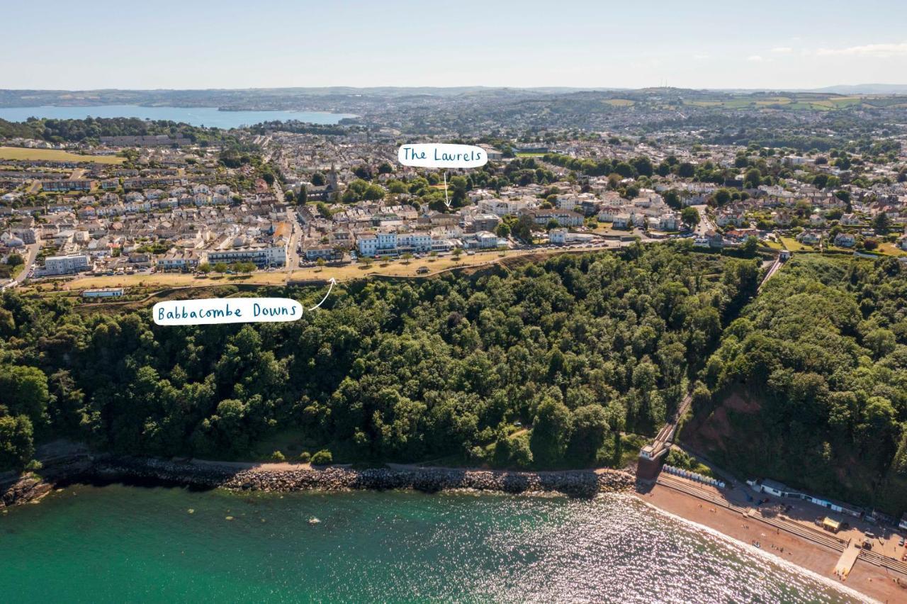 Laurels- 3-Beds, Parking, Short Walk To Beach Torquay Bagian luar foto